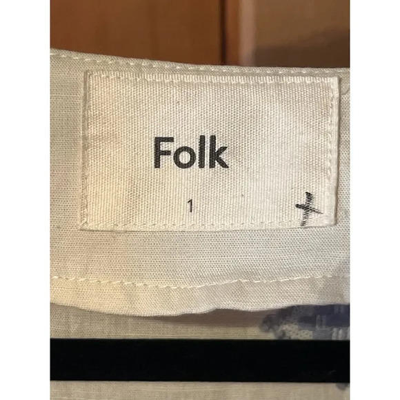 FOLK CLOTHING . COM 100% organic cotton sustainable prairie midi cottagecore XS - Picture 7 of 11